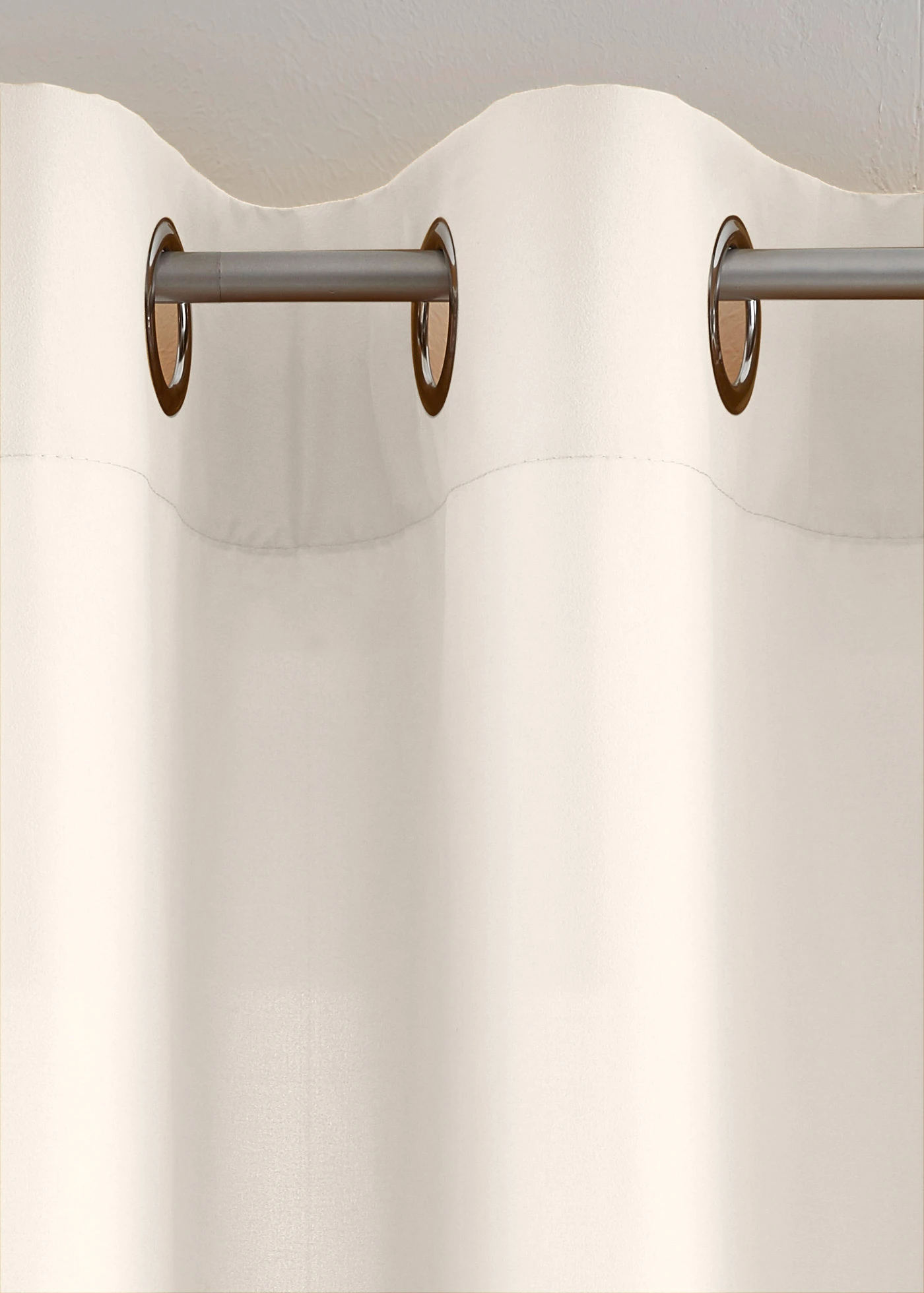 Rideau en microfibre (2 pces) • champagne • Boutique bonprix