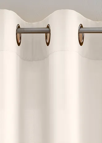 Gordijnen van microvezel (2 stuks) • champagnekleur • bonprix online shop