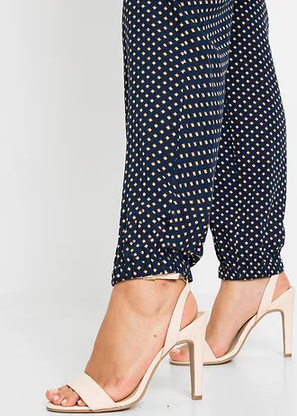 Instapbroek van viscose • zwart/wolwit gebloemd plus size • bonprix online shop