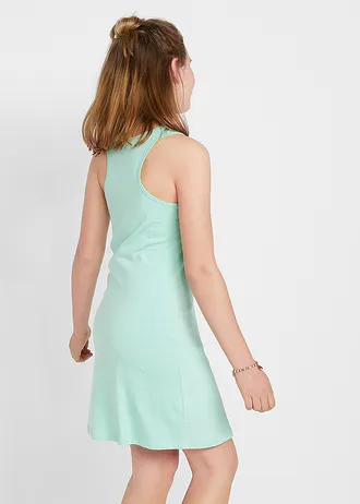 Lot de 2 robes en jersey 100% coton • turquoise moyen + bleu menthol • Boutique bonprix