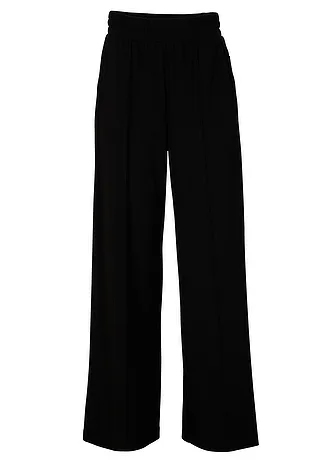 Jersey Marlene Dietrich broek • zwart • bonprix online shop