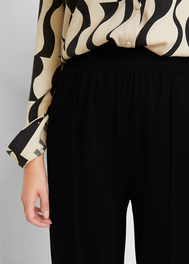 Jersey Marlene Dietrich broek • zwart • product-page.page-title-suffix