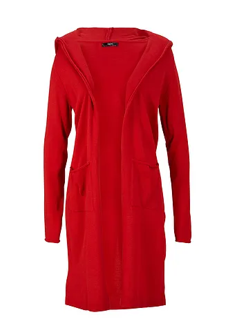 Jachetă lungă cu glugă, culoare: 