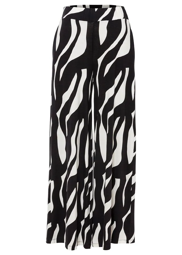 Pantaloni de jerse din amestec moale de viscoză