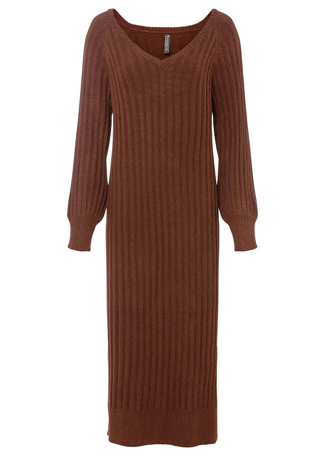 Rochie midi tricotată