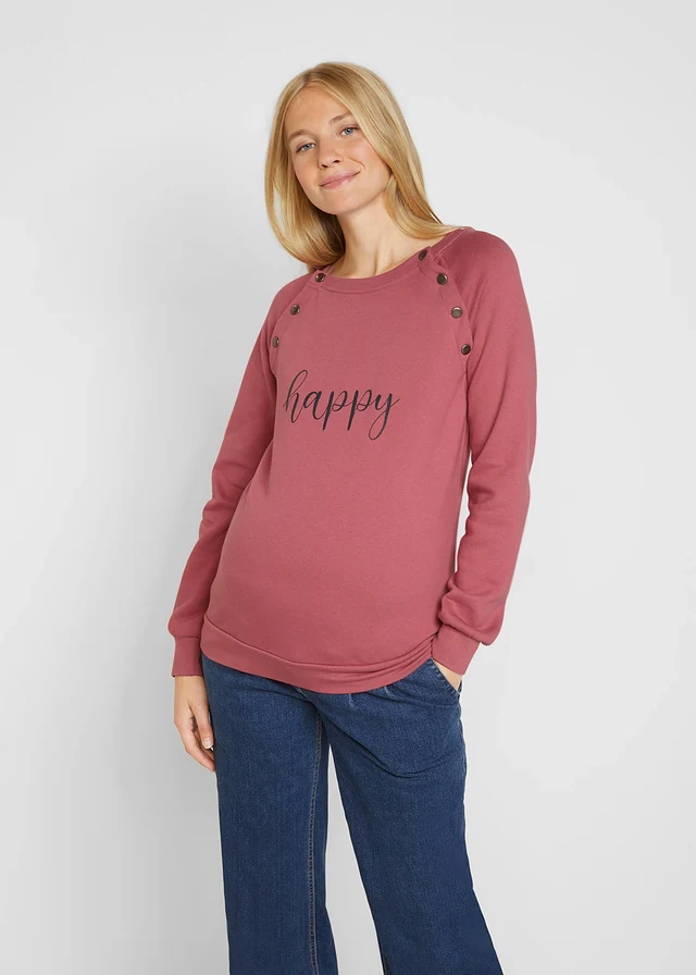 Sweat-shirt de grossesse et d’allaitement • vieux prune • product-page.page-title-suffix