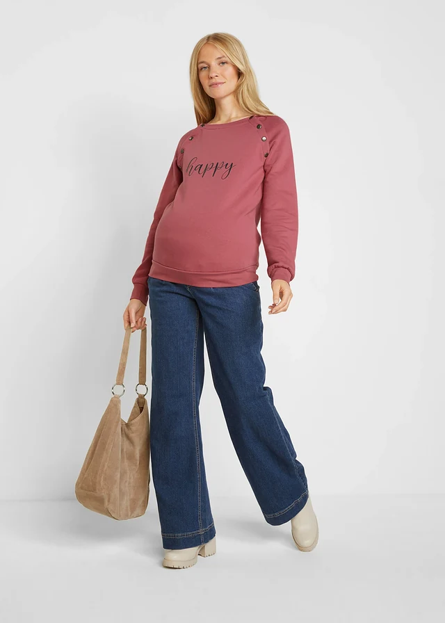 Sweat-shirt de grossesse et d’allaitement • vieux prune • product-page.page-title-suffix