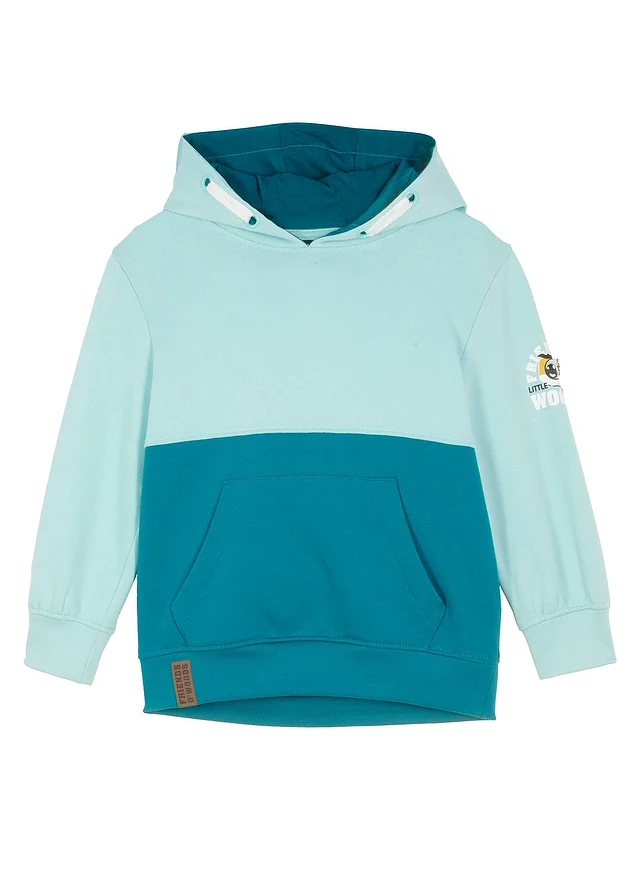 Hoodie van een zachte katoenmix