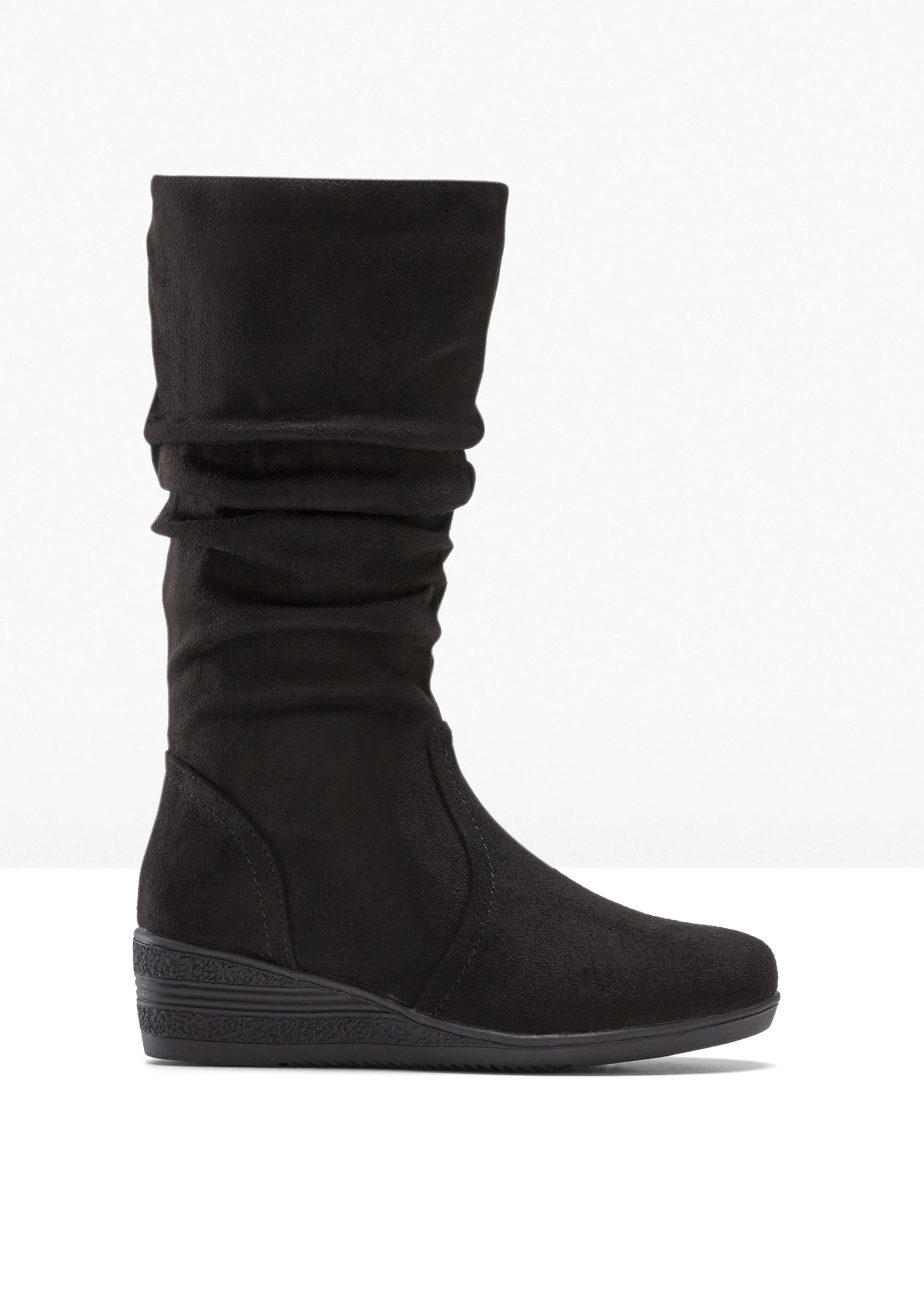 Klinové čížmy z udržateľného mateirálu • čierna • obchod bonprix