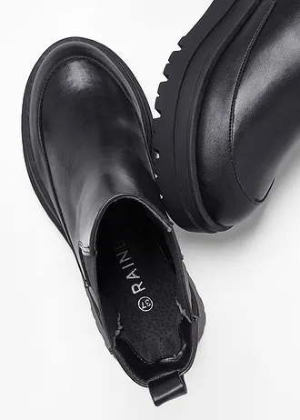 Bottines Chelsea à semelle crantée • noir • Boutique bonprix