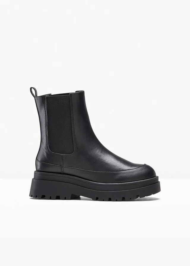 Bottines Chelsea à semelle crantée