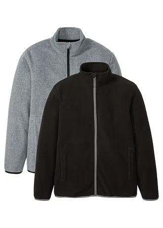 Flísová mikina na zapínání (2 ks v balení)