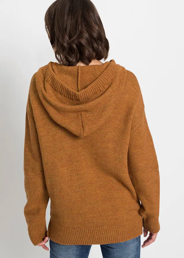 Pull oversize • marron chiné • product-page.page-title-suffix