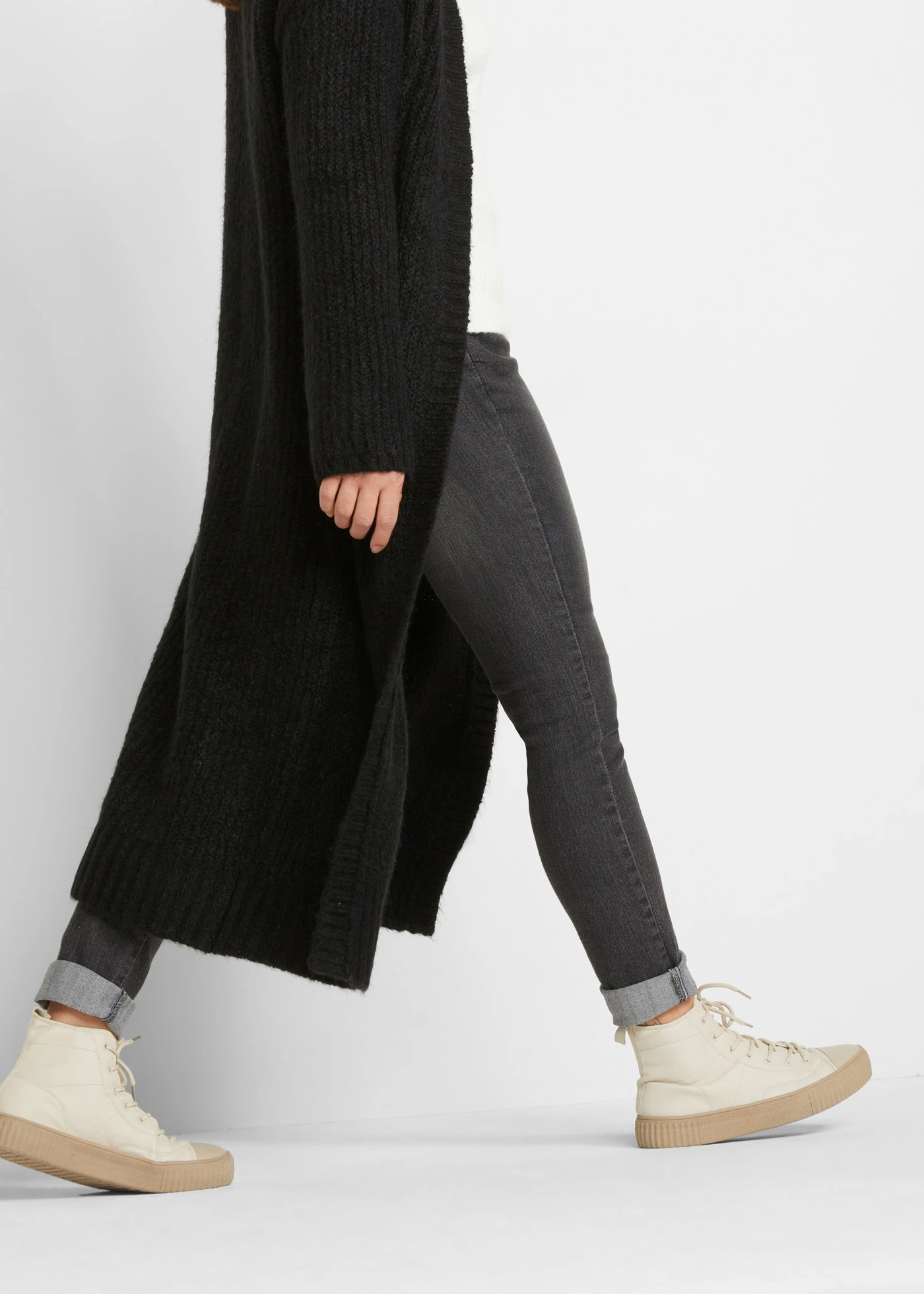 Jachetă tricotată • negru • magazin bonprix