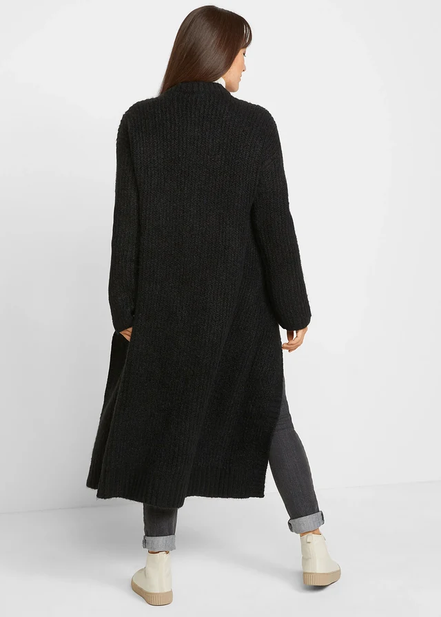 Manteau en maille, Couleur: noir