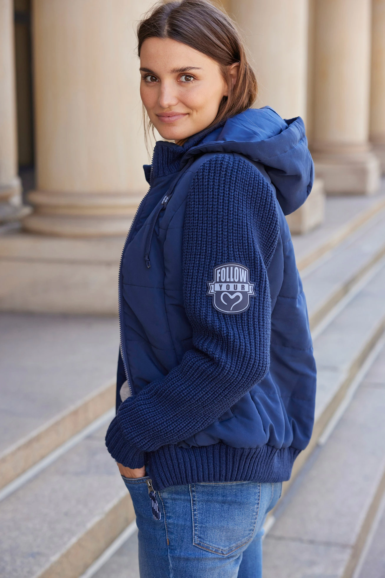 Bunda na přechodné období • tmavě modrá • bonprix obchod