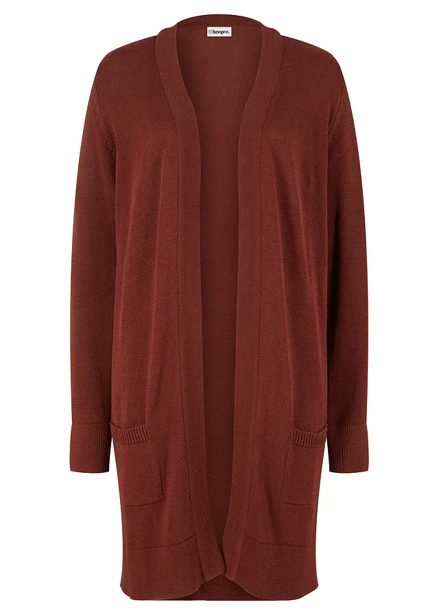 Dlhý pletený sveter, dlhý rukáv