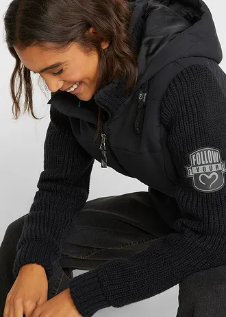 Bunda na přechodné období • černá • bonprix obchod