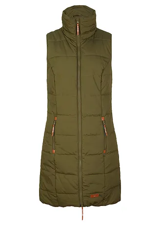 Dlouhá vesta se stojáčkem