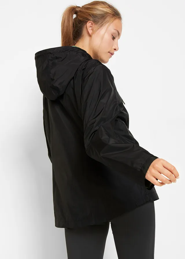 Veste imperméable ultra-légère, Couleur: noir