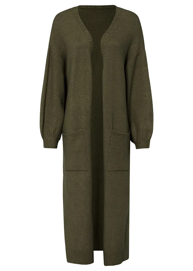 Pletený sveter oversize v midi dĺžke Pletený sveter oversize v midi dĺžke