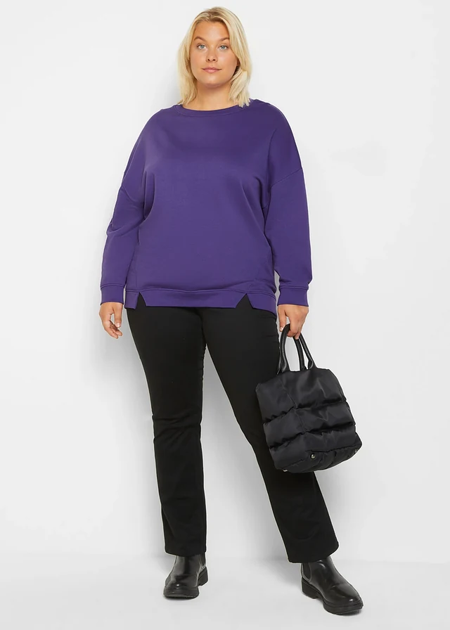 Oversized sweater, Kleur: paars