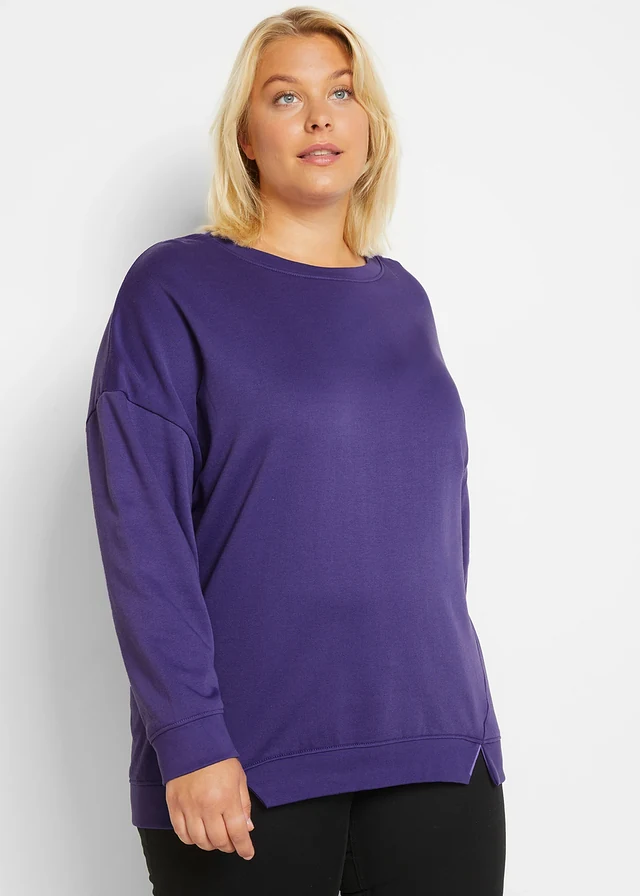 Oversized sweater, Kleur: paars