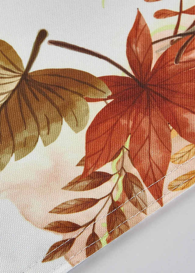 Lot de 4 sets de table à imprimé feuillage • marron/blanc • product-page.page-title-suffix