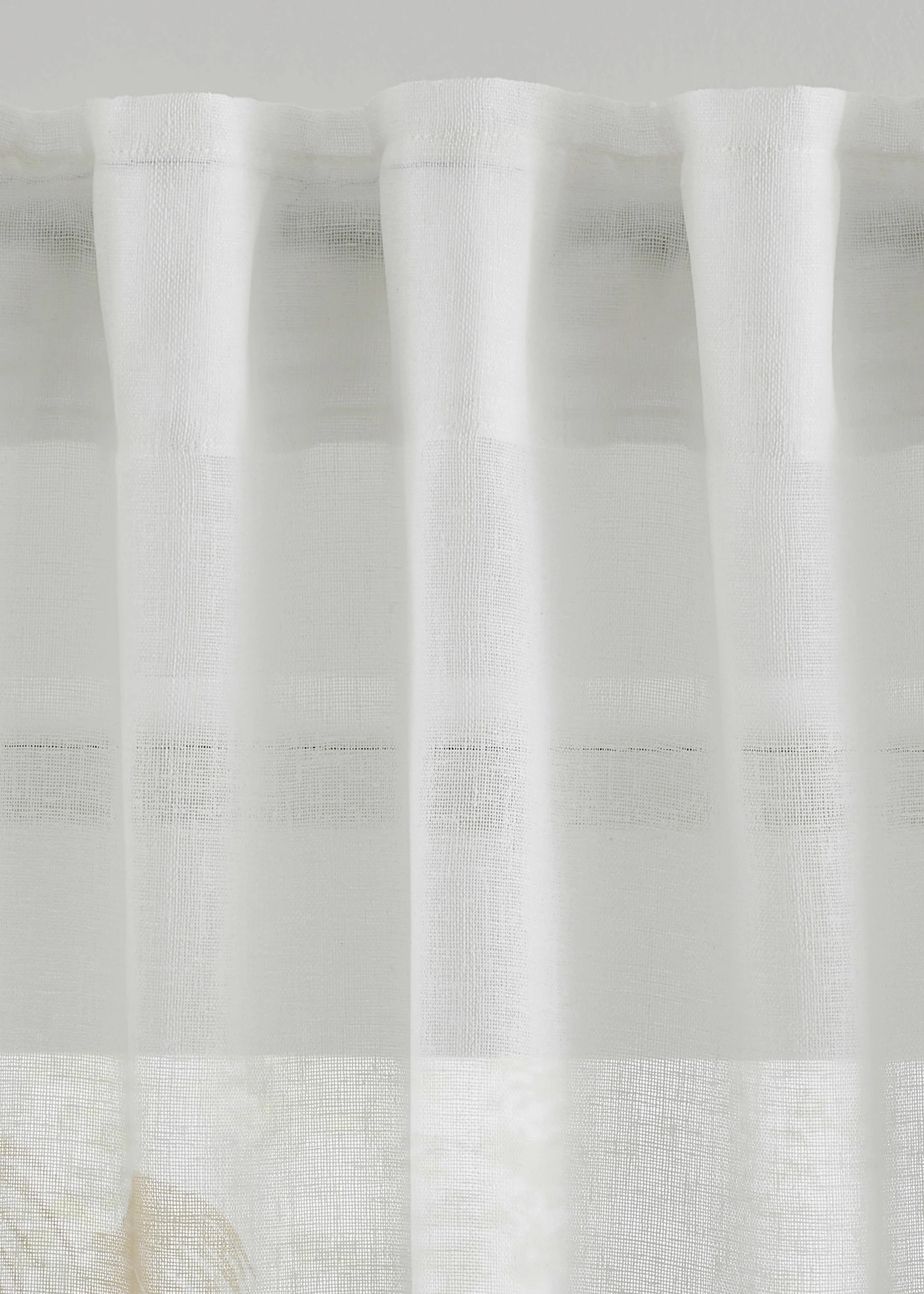 Rideau à imprimé végétal (1 pce) • vert-blanc • Boutique bonprix