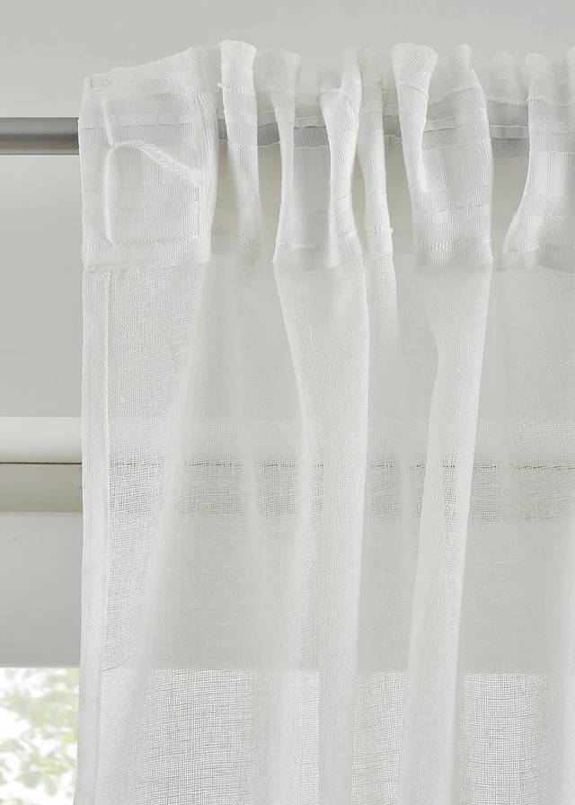 Rideau à imprimé végétal (1 pce) • vert-blanc • product-page.page-title-suffix
