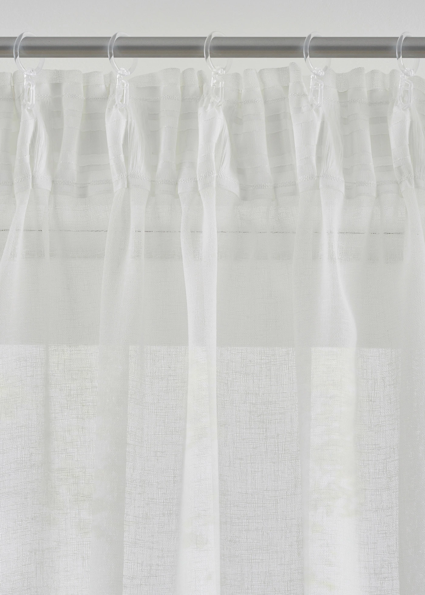 Rideau à imprimé végétal (1 pce) • vert-blanc • Boutique bonprix