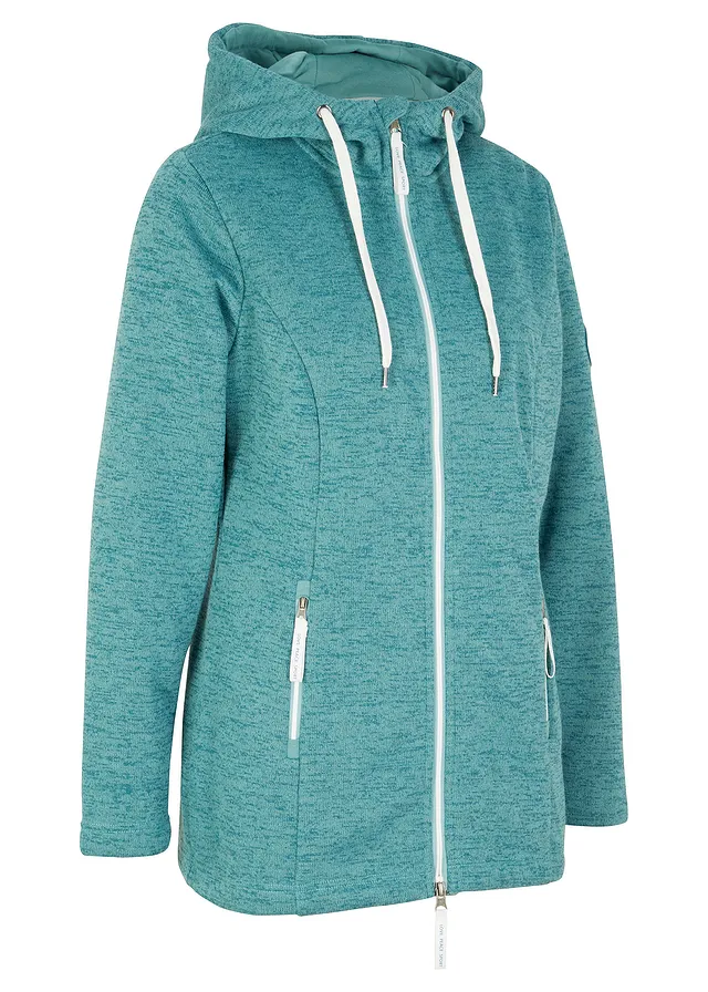 Flísová bunda s kožušinkovou podšívkou