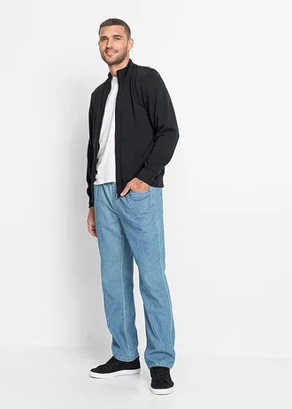 Mikina se stojáčkem • černá • bonprix obchod