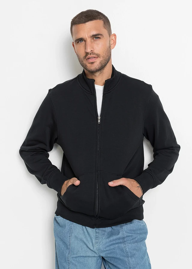 Sweat zippé à col montant • noir • product-page.page-title-suffix