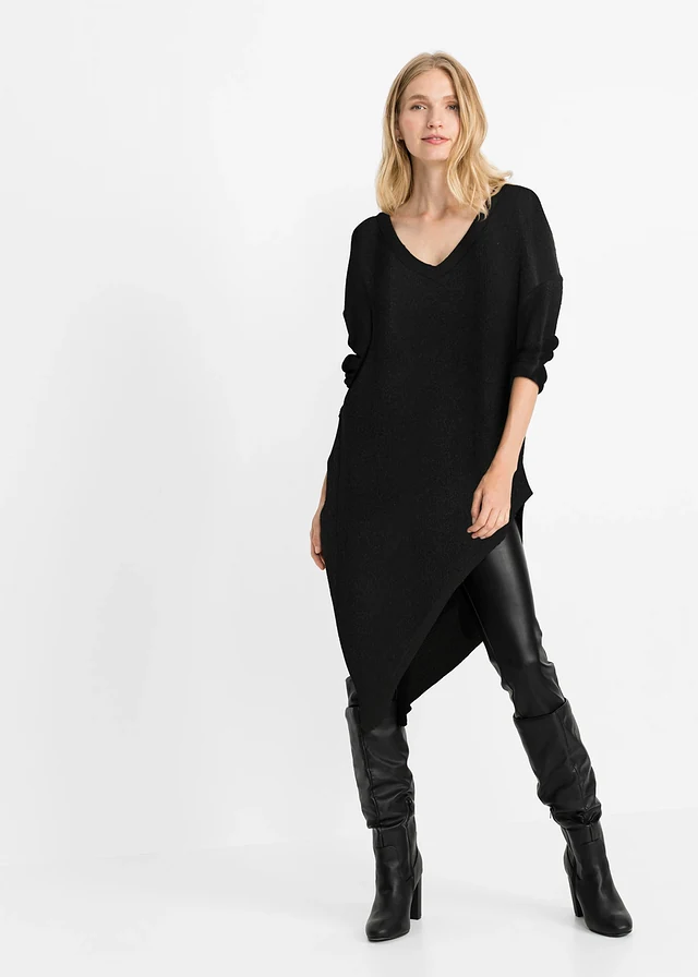 Pull long, Couleur: noir