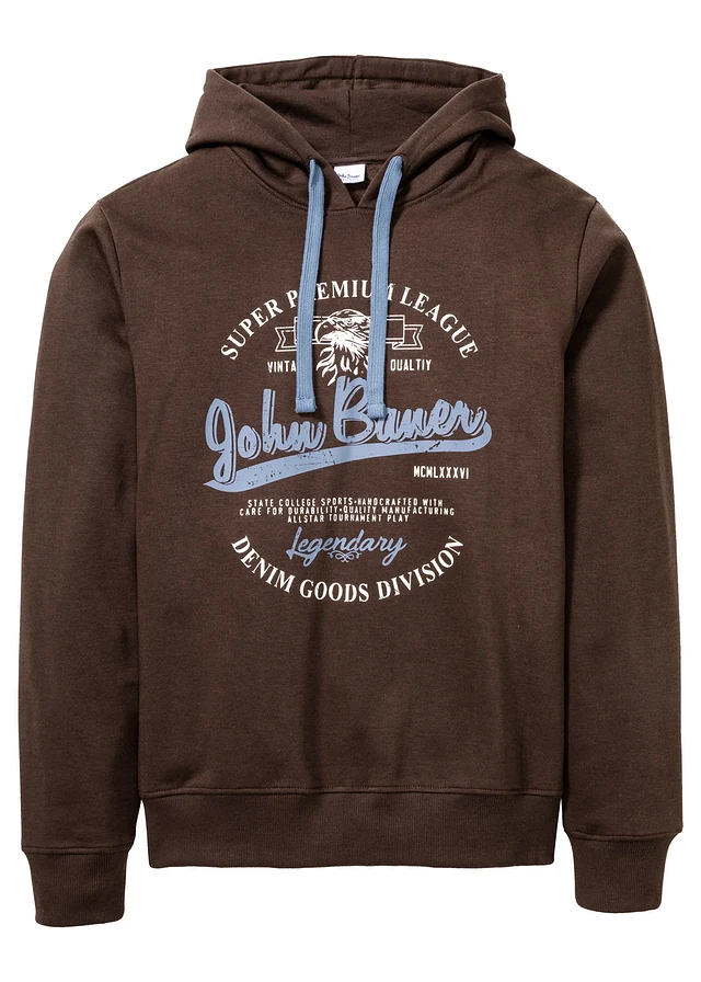 Hoodie met comfort fit