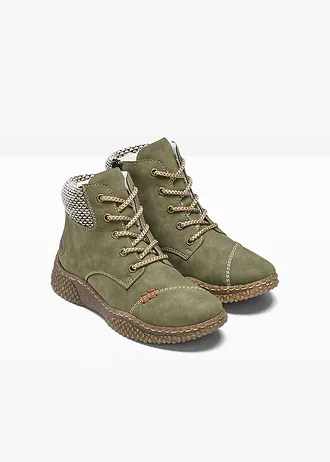 Kotníkové tenisky značky Rieker • khaki • bonprix obchod