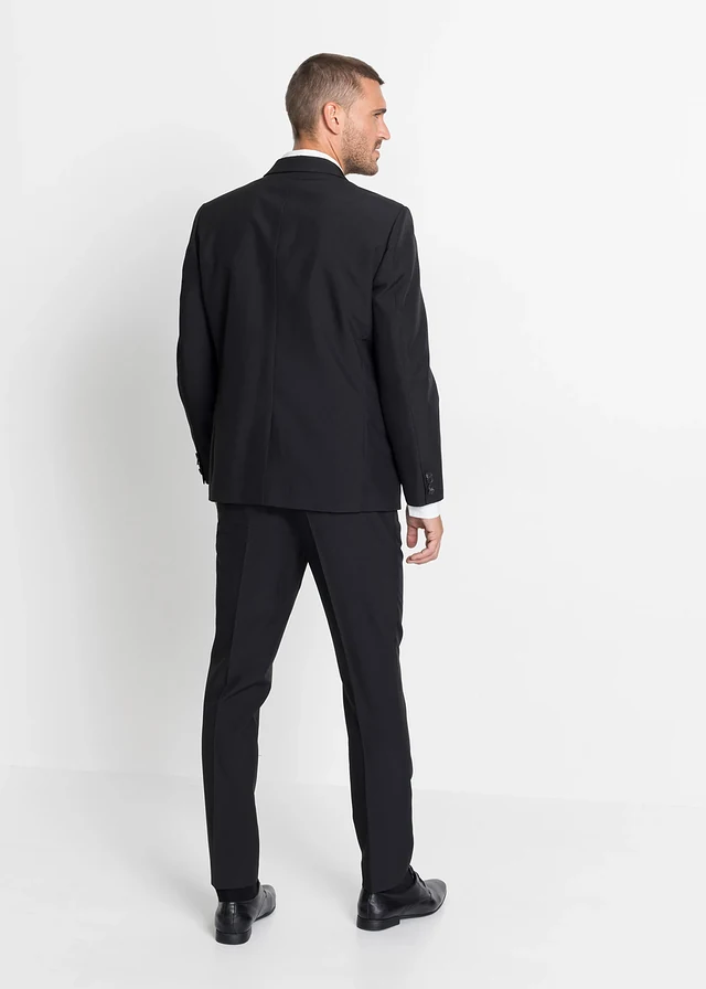 Pak met colbert en broek, slim fit (2-dlg. set) • zwart • product-page.page-title-suffix