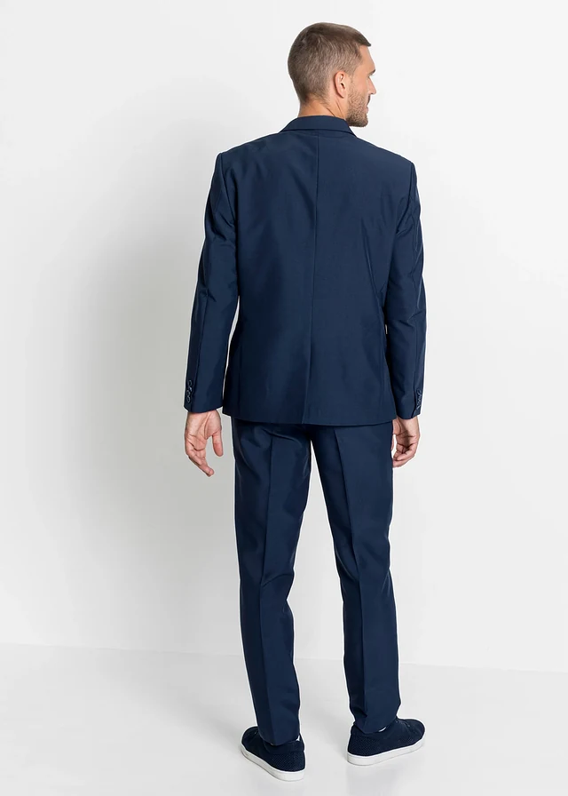 Costume (ens. 2 pces), slim, Couleur: bleu foncé