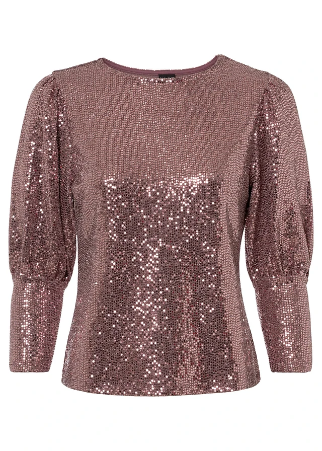 Shirt met pailletten
