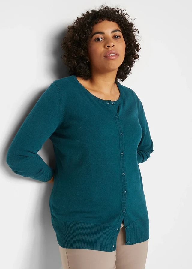 Vest met gerecycled materiaal, Kleur: donkergroen