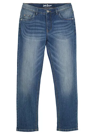 Džíny Slim Fit s nastavitelným pasem, Straight