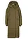 Oversized, gewatteerde jas, Kleur: olijfgroen
