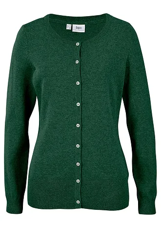 Vest met gerecycled materiaal, Kleur: donkergroen