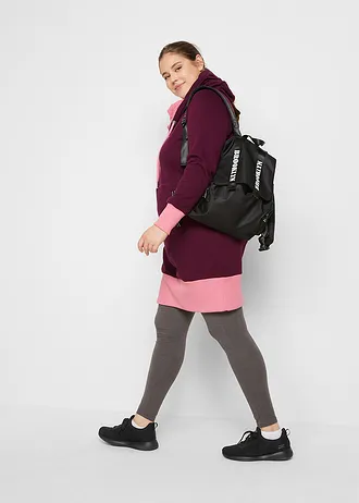 Legging (set van 2), Kleur: antraciet gemêleerd+zwart