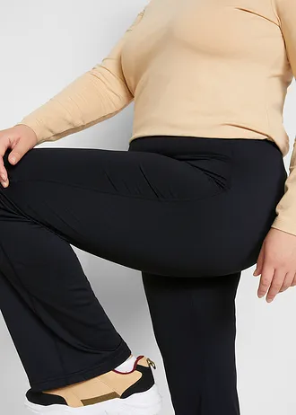 Thermo legging, bootcut • zwart plus size • bonprix online shop