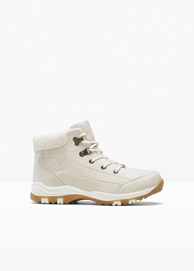 Veterboots, Kleur: beige