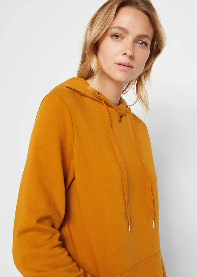 Robe sweat en coton mélangé • fauve • product-page.page-title-suffix