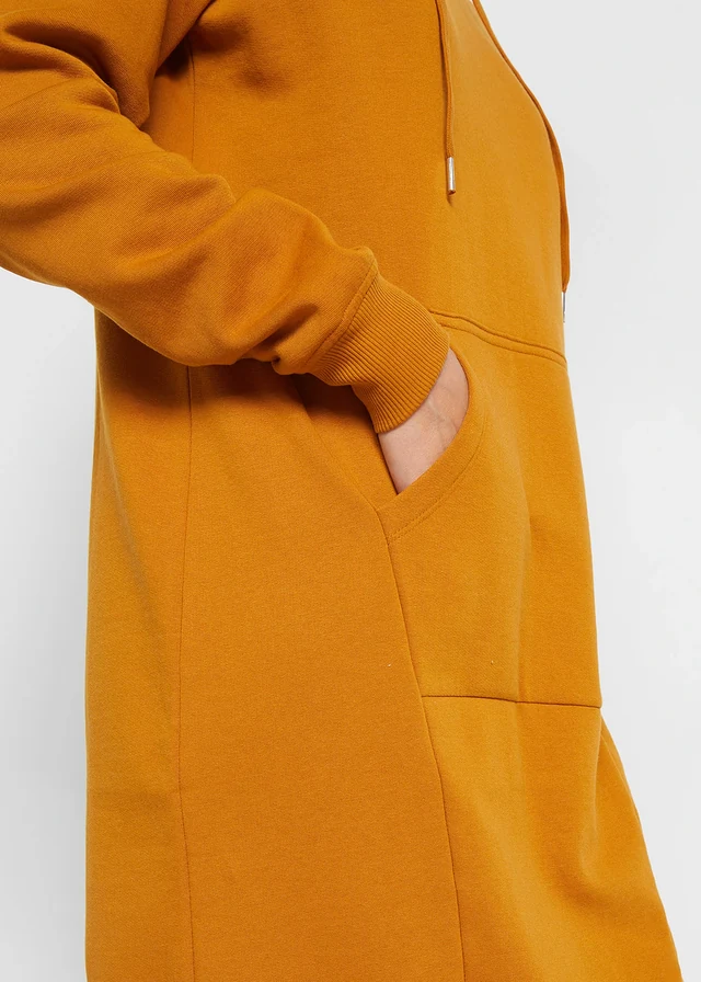 Robe sweat en coton mélangé • fauve • product-page.page-title-suffix