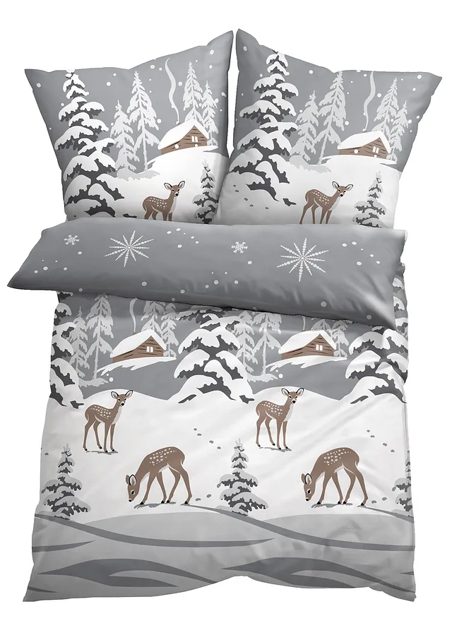 Posteľná bielizeň s dizajnom srniek